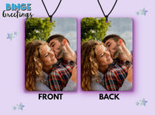 Load image into Gallery viewer, Double sided Photo car air freshener