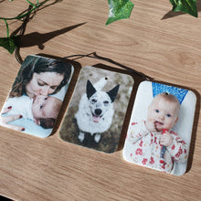 Load image into Gallery viewer, Photo car air freshener - picture air freshener - photo car air freshener for her - Car accessories for her - Own Photo gifts - Car Gifts
