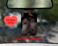 Load image into Gallery viewer, Personalised boudoir picture car air freshener - custom Rude photo air freshener - boudoir picture Gift - Rude Gifts for him - Nude Gifts
