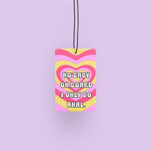 Load image into Gallery viewer, Funny No baby on board Car air freshener - Rude car accessories for women - Funny Car Air freshener - Cute car decor - driver gift for her