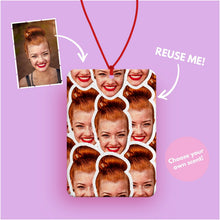Load image into Gallery viewer, PERSONALISED CAR AIR FRESHENER WITH Cut Out Faces - Funny driver gift
