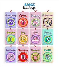 Load image into Gallery viewer, Star Sign car air freshener - Zodiac star sign car gift for her - Cancer star sign - Libra, Scorpio, Cute witchy car accessories - PINK CAR