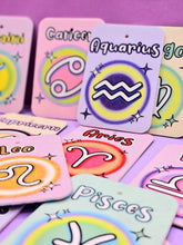 Load image into Gallery viewer, Star Sign car air freshener - Zodiac star sign car gift for her - Cancer star sign - Libra, Scorpio, Cute witchy car accessories - PINK CAR