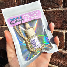 Load image into Gallery viewer, Hot girls hit curbs cute car accessories for her by Binge greetings Snow angel fragrance long lasting car diffuser