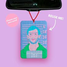 Load image into Gallery viewer, Jeffrey Dahmer Car air freshener - Jeffrey Dahmer GIFT - Dahmer GIFT for Crime lovers - serial killer gifts - dark humour gifts - true crime