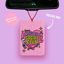 Load image into Gallery viewer, Antisocial Social club funny pink Y2K style car accessories - pink car air fresheners