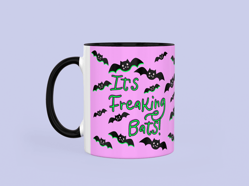 It's freaking bats Meme halloween mug